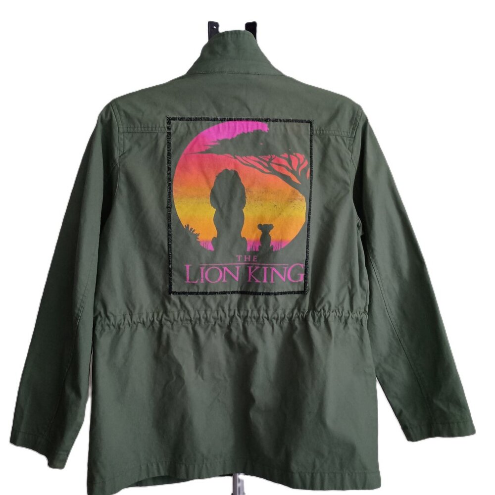 Disney Lion King Embroidered Coat Womens Medium - Picture 3 of 16